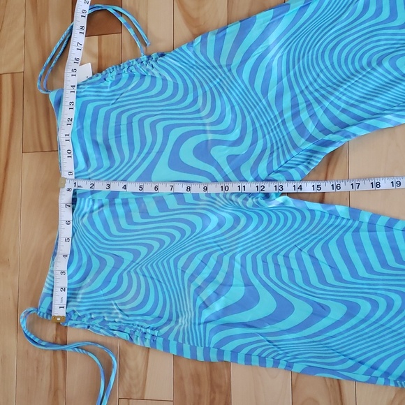 ZARA Flared satiny retro pants - Picture 8 of 9